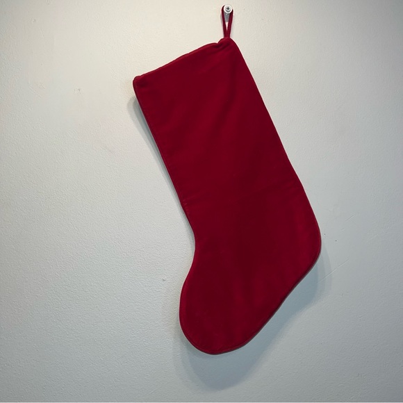 L L Bean Needlepoint Christmas Stocking Snow Cabin Sled "Kristopher" Embroidery - Picture 4 of 6